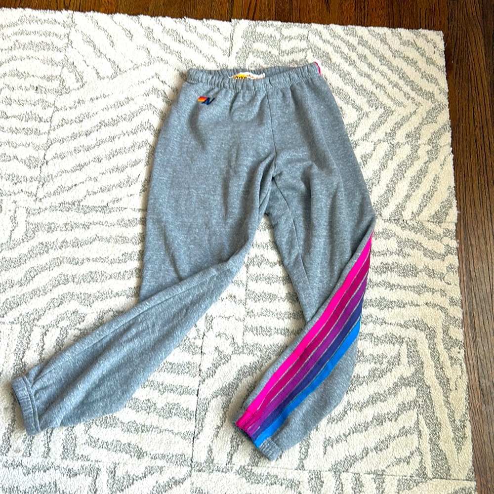 Aviator Nation 5 stripe sweatpants (S)